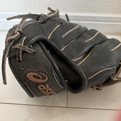 子供用本革グローブ　アシックスの画像