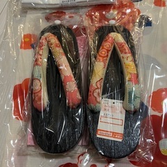 洗濯OK 浴衣&草履セット　 の画像