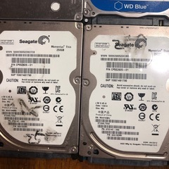 ノート用HDD 9個の画像