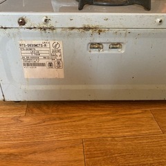 上げます！パロマ　プロパン用2口 ガスコンロの画像