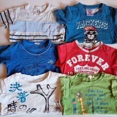 キッズ服 Tシャツ.タンクトップとショートパンツセット110cmの画像