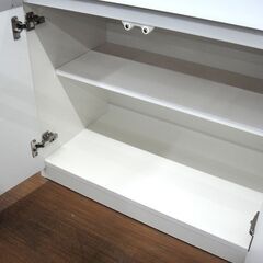 食器棚 ホワイト 高さ205cmの画像