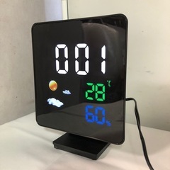 名)ニトリ デジタル天気予測時計 S638ASの画像
