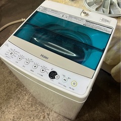 ハイアール 4.5kg 全自動洗濯機 ホワイトHaier JW-C45A-Wの画像