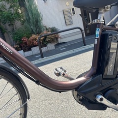 YAMAHA natura 電動アシスト自転車 ブラウンの画像