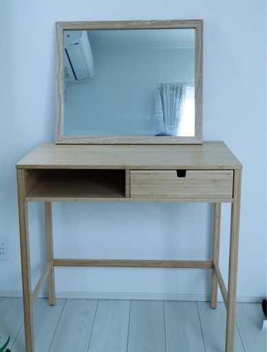 [美品]IKEAドレッサー＋鏡