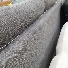 J1329【リユースのサカイ柏店】二人掛けソファ　グレー　クリーニング済み　の画像