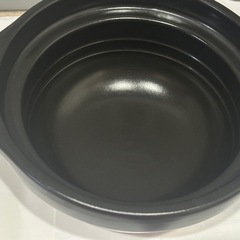 HARIO 土鍋 　フタがガラスのご飯釜　2〜3合　中古の画像