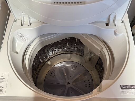 【6ケ月間保証付】　SHARP　全自動洗濯機　【トレファク桶川店】