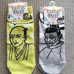 2足セット新品未使用 織田信長＆豊臣秀吉ソックスの画像