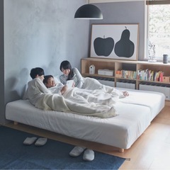 早い者勝ち！！★☆美品☆★【無印良品】脚付セミダブルベッドの画像