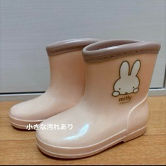 ベビー 女の子 長靴 レインシューズ ピンク 13㎝の画像