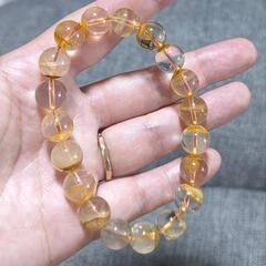 ●11mm●ライモナイトインクォーツブレスレット●の画像