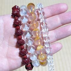 ●11mm●ライモナイトインクォーツブレスレット●の画像