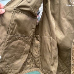 90s ALPHA ミリタリーベスト AIRFORCEデッドストック USA製の画像