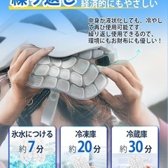 業界初！PCMヘルメット保冷剤 熱中症対策 冷感持続 スポーツ 工場現場の画像