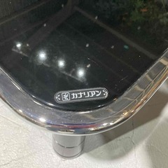 E19★センターテーブル★ローテーブル スクエア W120cm ブラック モダン スタイリッシュ シック ガラス調天板の画像