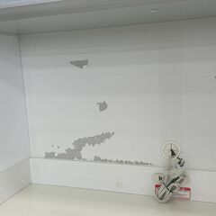 ★リユースのサカイ千葉中央店★期間限定割引有  レンジボード ホワイト H200×D51×W101 クリーニング済み TC4254の画像