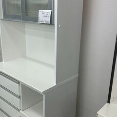 ★リユースのサカイ千葉中央店★期間限定割引有 NITORI レンジボード ホワイト H201×D51×W90 クリーニング済み TC4255の画像