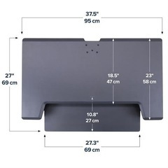 Ergotron エルゴトロン WorkFit-TL 昇降デスク 座位・立位両用　品番33-406-085
の画像