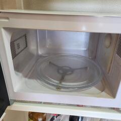 アイリスオーヤマ 電子レンジ 中古 白 ホワイトの画像