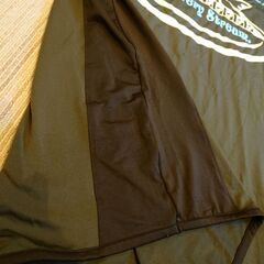 Lサイズ　TULALA　ハーフジップ　長袖 カーキグレーブラウンの画像