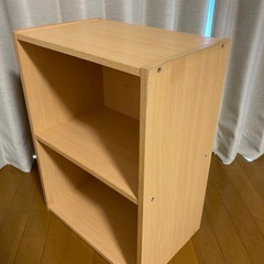 使いやすい2段カラーボックスの画像
