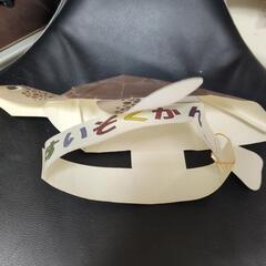 カメ　かぶりもの　クラフトの画像