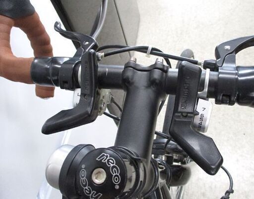 ロードバイク 14段変速 700×28c 補助ブレーキ付 軽量 初心者 ブラック 700C 自転車 札幌市北区屯田