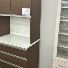 ★リユースのサカイ千葉中央店★期間限定割引有  レンジボード ブラウン H201×D51×W80 クリーニング済み TC4263の画像