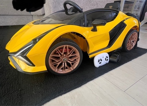 （値下げ)電動乗用カー【ランボルギーニ sian 】クルマ　おもちゃ
