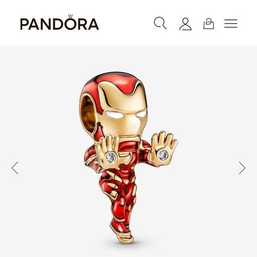 パンドラ　チャーム　MARVEL