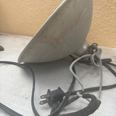 昭和レトロランプ・アルミ性セードの画像