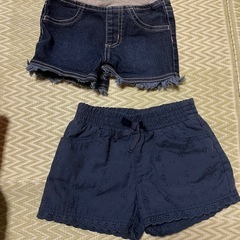 ②女の子ショートパンツ90半ズボンの画像
