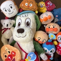 アンパンマン　わんわん　ぬいぐるみ　まとめ売りの画像