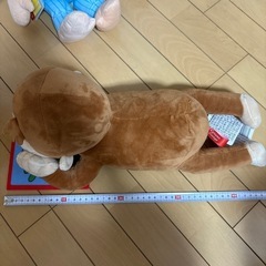 おさるのジョージ　ぬいぐるみ3点セットの画像