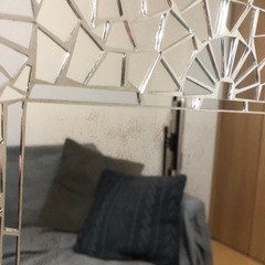 鏡、鏡面に装飾、ミラーの画像