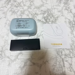 【新品未使用】イヤホン Bluetooth 耳掛け式イヤホン ワイヤレス 防水 水色★の画像