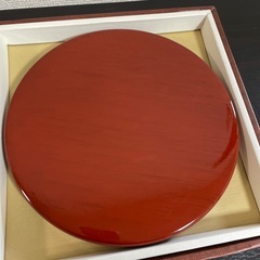 うるし塗り漆器　お盆の画像