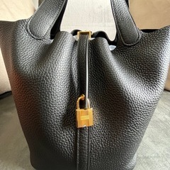 HERMESピコタンロックMMブラック(ノワール)ゴールド金具　新品未使用の画像