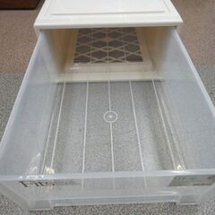 ① Fits 引き出し収納ケース 幅31.6㎝×奥行41㎝×高さ17.2㎝ Fitsケース リトル カプチーノ 衣類収納 プラケース 西岡店の画像