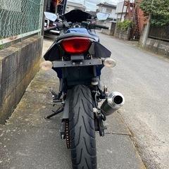 Ninja250R チェーン バッテリー新品 モリワキサイレンサー付 の画像