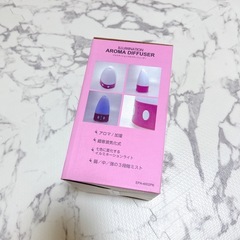 【美品・新品未使用】アロマオイル付き！ピンクの加湿器の画像