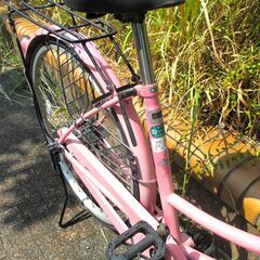 中古自転車 Foresta ママチャリ 自転車 26インチ ピンク 通勤 通学 近所のお出掛けなどにの画像