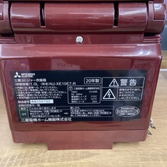 三菱 炊飯器5.5合炊き【リサイクルフカツ岡崎倉庫店】250819NA-7の画像