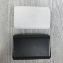 ( M-780 )モバイルバッテリー 10000mAh A1263 ブラック ホワイト ２個セット USB Type-B PSEマーク認証 中古 動作確認済みの画像