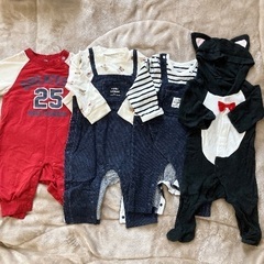 長袖ベビー服まとめ売り23点サイズ60-70の画像