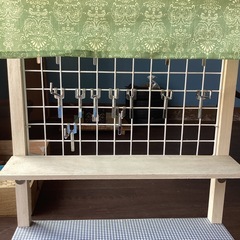 カフェ風什器（手作りの画像