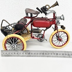 A1429🌟激安‼️ 東南アジアの三輪車の置物🌟の画像