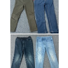 人気ブランド 子ども服90〜110ズボン9点まとめ売りの画像